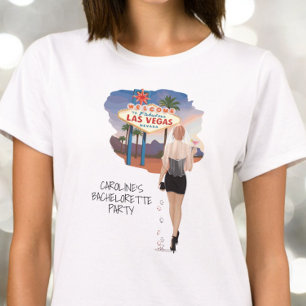 Camiseta Las Vegas Bachelorette Red Hair Bride