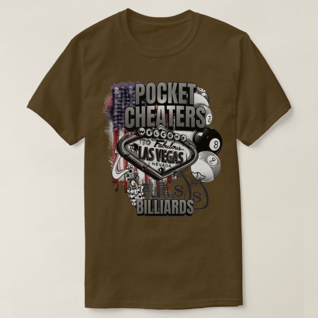 CAMISETA LAS VEGAS BILLIARD (Diseño del anverso)