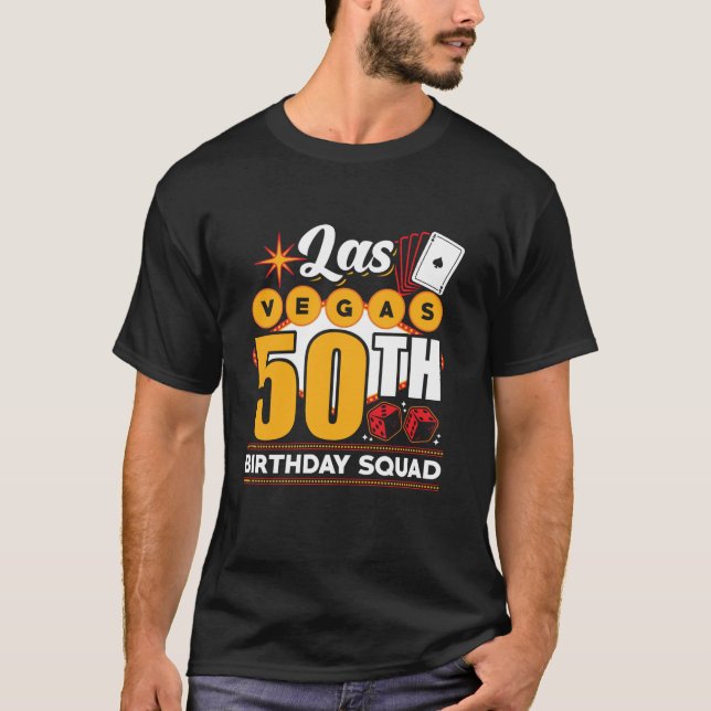 Camiseta Las Vegas Birthday Party Group Las Vegas 50th Birt (Anverso)