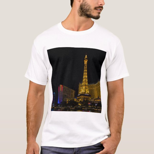 Camiseta Las Vegas de noche (Anverso)