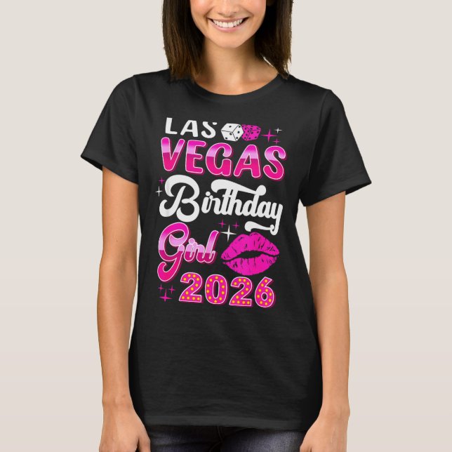 Camiseta Las Vegas Girls Trip 2026 Cruise Trip Matching Bir (Anverso)