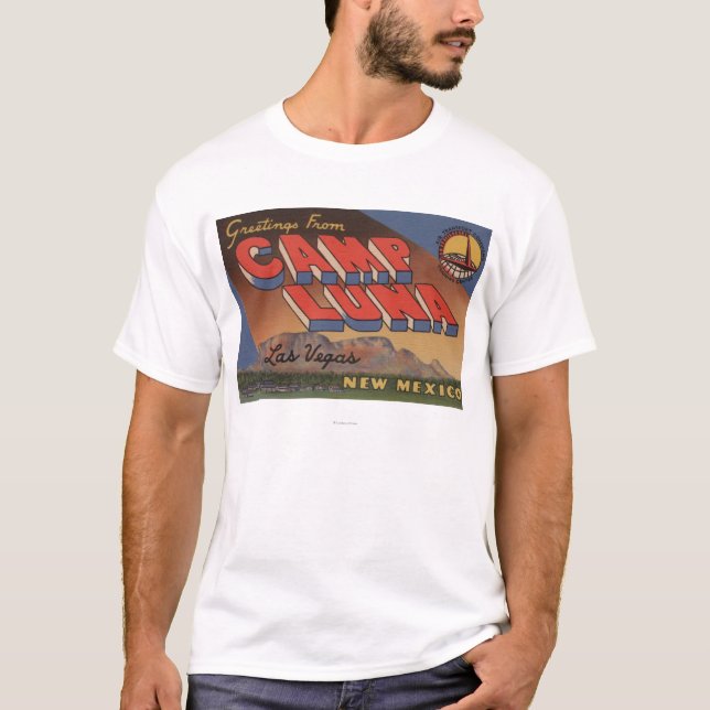 Camiseta Las Vegas, New México - campo Luna (Anverso)