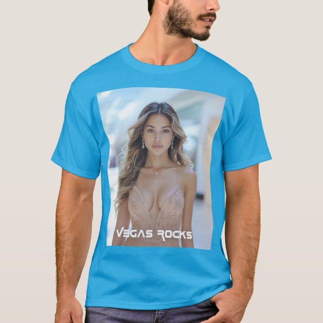 CAMISETA LAS VEGAS ROCKEA (Anverso)