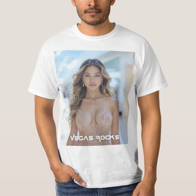 CAMISETA LAS VEGAS ROCKEA (Anverso)