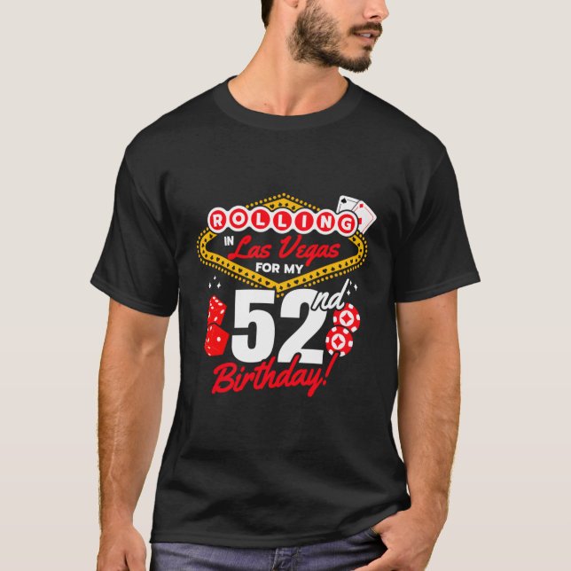 Camiseta Las Vegas Rolling En Las Vegas 52° (Anverso)