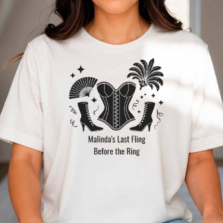 Camiseta Las Vegas Showgirl Bridesmaid Bachelorette Party