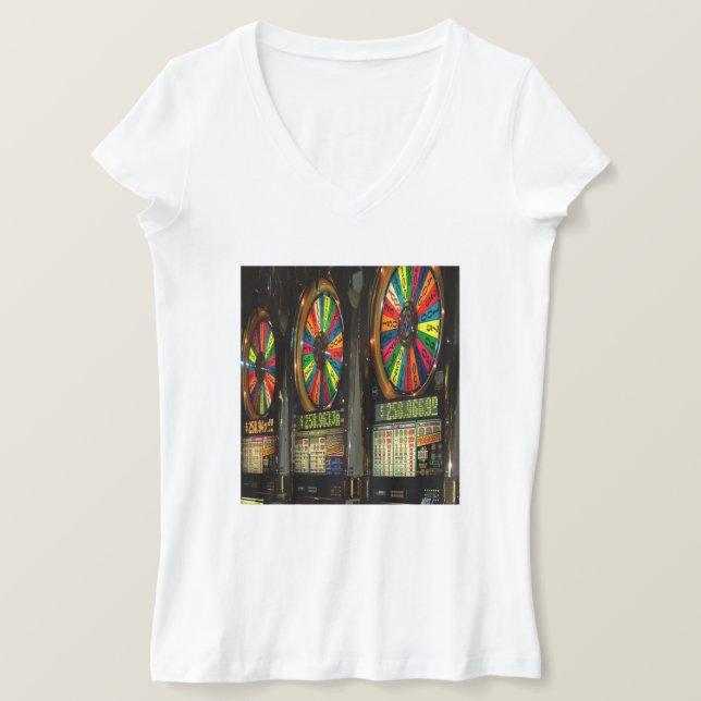 Camiseta Las VEGAS-SLOTS (Anverso del diseño)