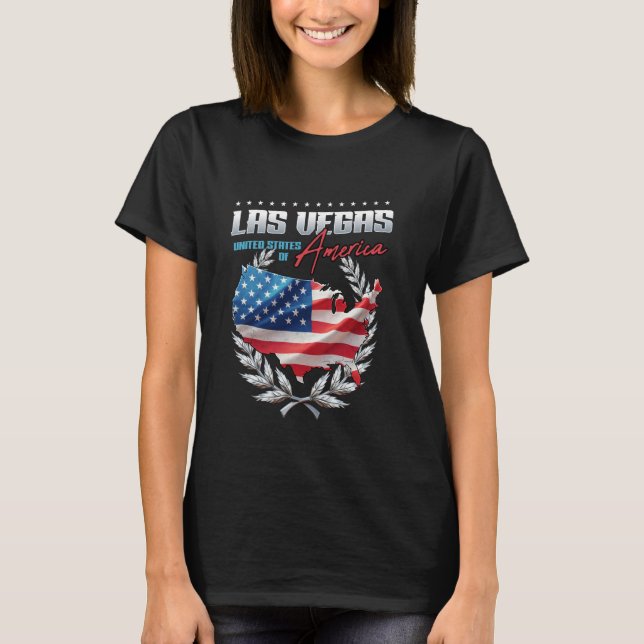 Camiseta Las Vegas United States of America Souvenir (Anverso)