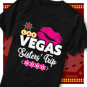 Camiseta Las Vegas Viaje de Hermanas 2026 Chicas Viaje Estr