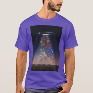 Camiseta Las ventajas de ser una flor de flores de la pared