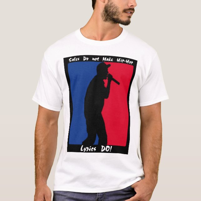 Camiseta Las ventas de registro no hacen Hip Hop (el LT) (Anverso)
