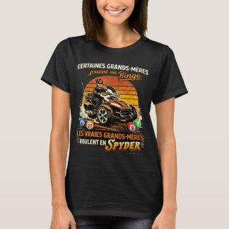 Camiseta las verdaderas abuelas conducen en spyder