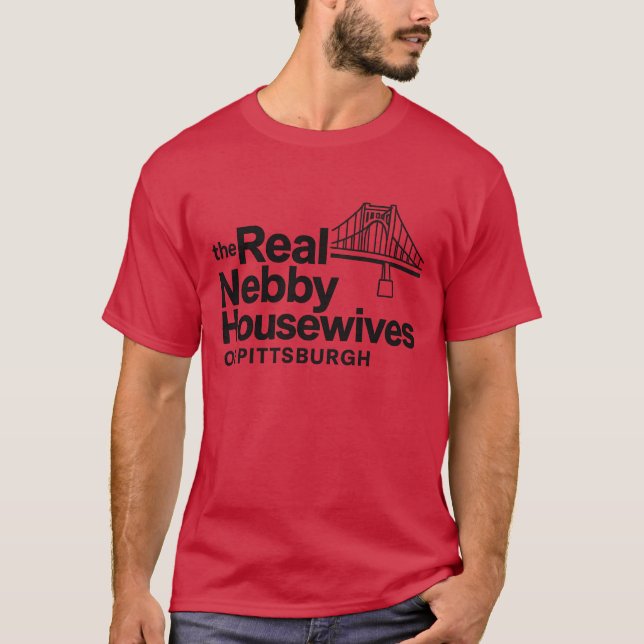 Camiseta Las verdaderas amas de casa nebby de Pittsburgh (Anverso)