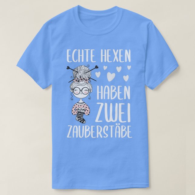 Camiseta Las verdaderas brujas tienen un regalo de dos vara (Diseño del anverso)
