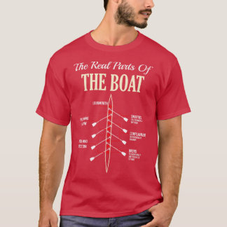 Camiseta Las Verdaderas Partes De La Divertida Bota De Remo