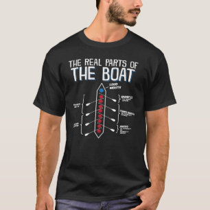 Camiseta Las Verdaderas Partes Del Barco - Remando Camisas