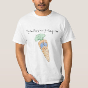 Camiseta Las verduras tienen sensaciones también