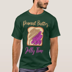 Camiseta Las vibraciones de tiempo de la manteca de cacahue