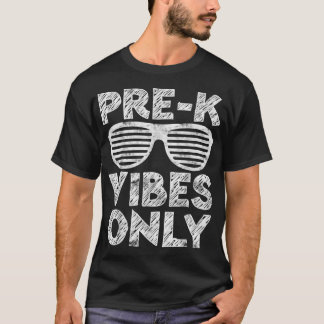 Camiseta Las vibraciones pre-K sólo son divertidas de vuelt