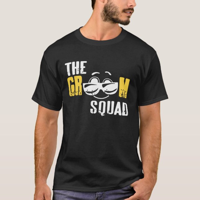 Camiseta Las vibras de la fiesta de soltero de la tripulaci (Anverso)