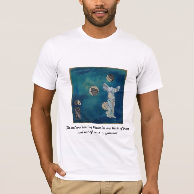 Camiseta Las victorias reales y duraderas son las de la paz (Anverso)