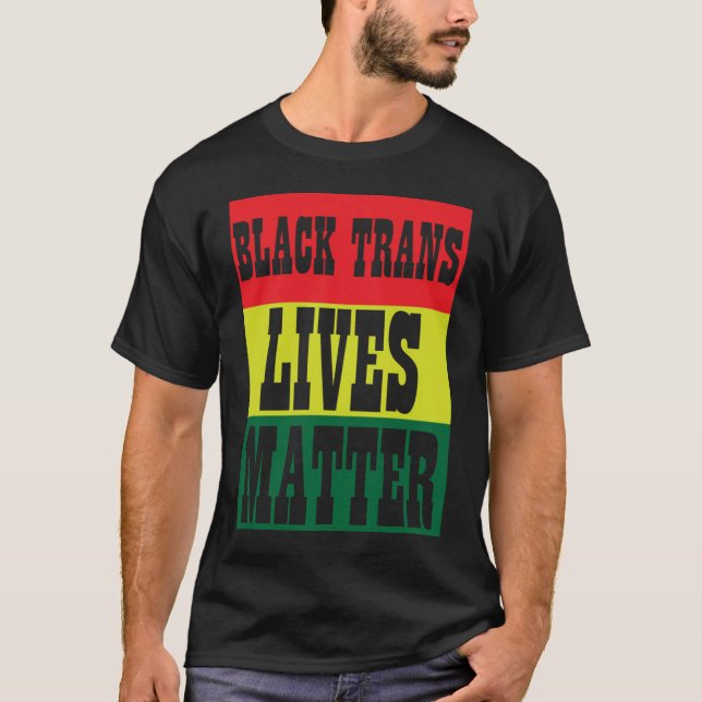 Camiseta Las vidas de la trans negra importan BLM (Anverso)