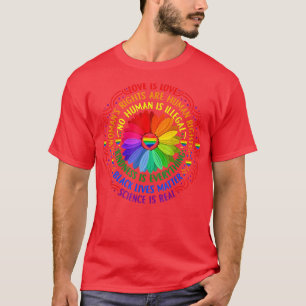 Camiseta Las vidas negras del arcoiris importan a la cienci
