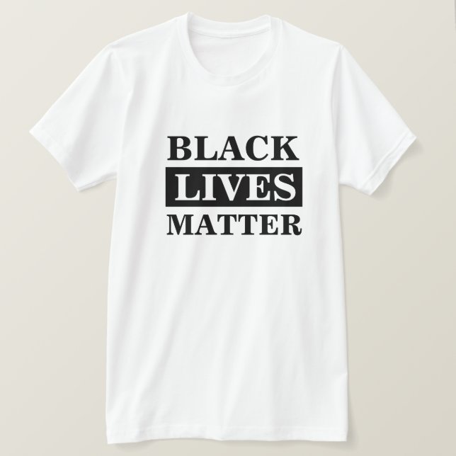 Camiseta Las vidas negras importan (Anverso del diseño)