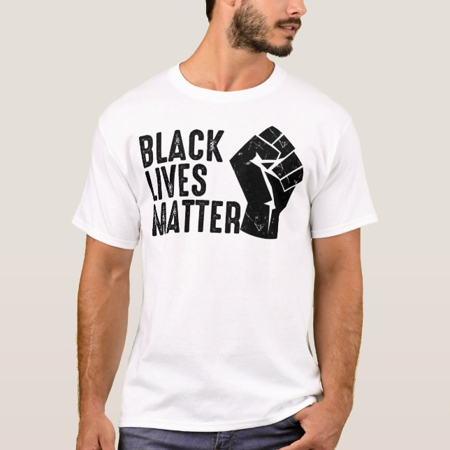 Camiseta las vidas negras importan (Anverso)