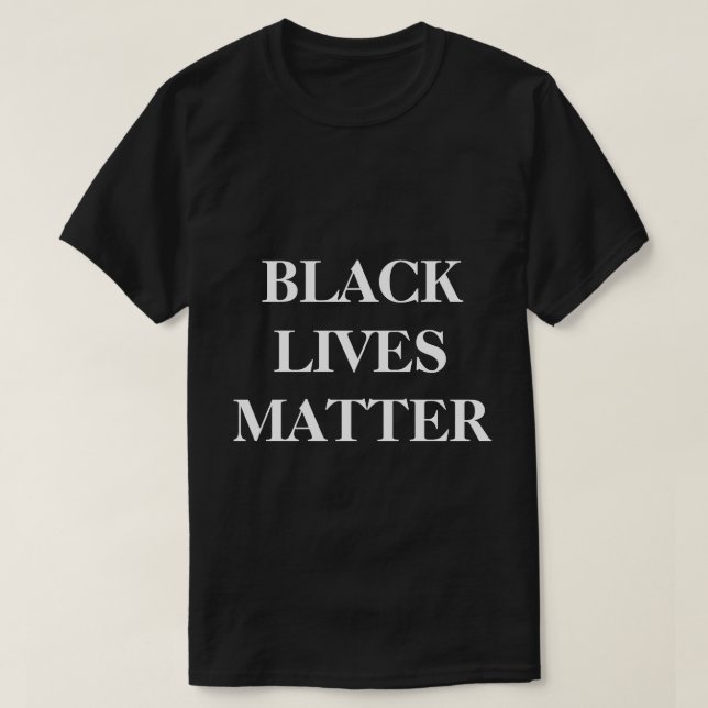 Camiseta Las vidas negras importan (Diseño del anverso)