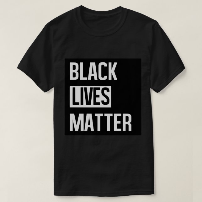 Camiseta Las vidas negras importan (Diseño del anverso)