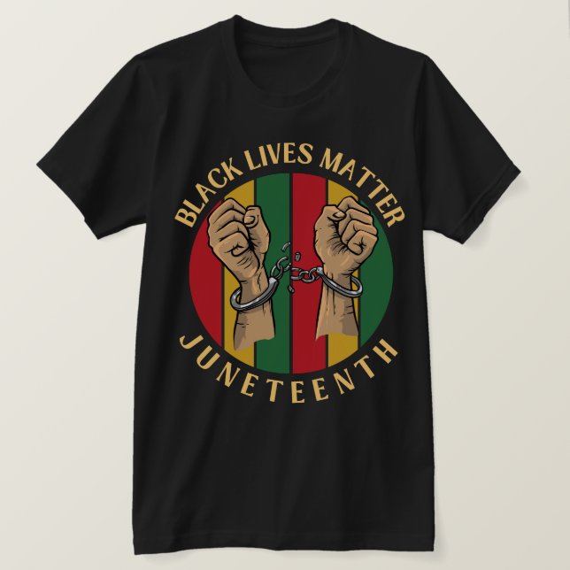 Camiseta Las vidas negras importan | 10 de junio | Historia (Anverso del diseño)