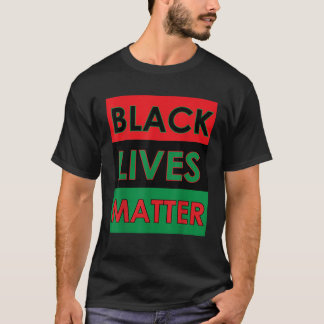 Camiseta Las vidas negras importan a la bandera africana