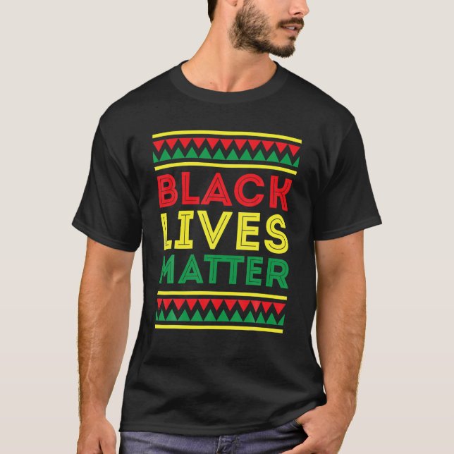 Camiseta Las vidas negras importan, el orgullo negro Melani (Anverso)