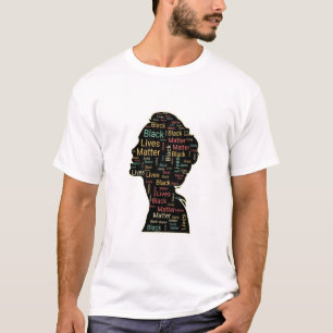 Camiseta Las vidas negras importan - Forma de cabeza