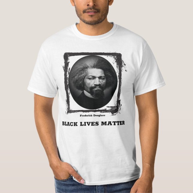 Camiseta Las vidas negras importan Frederick Douglass (Anverso)