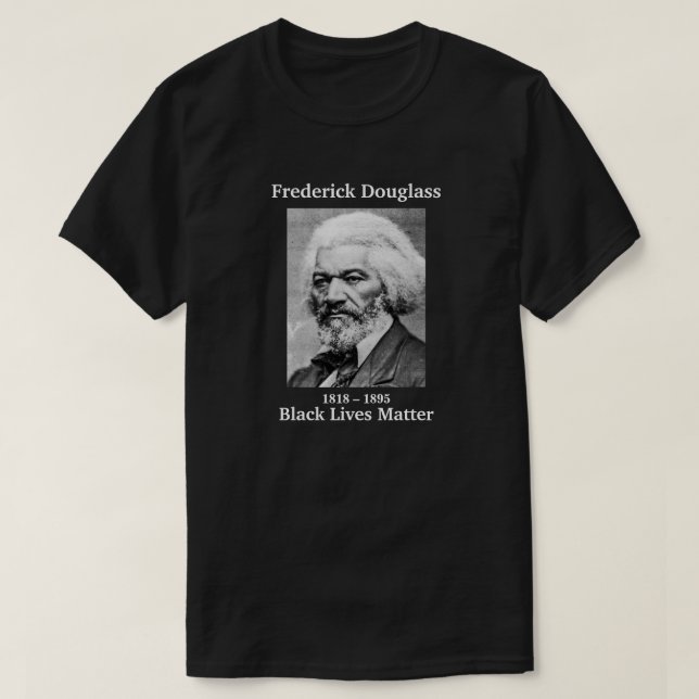 Camiseta Las vidas negras importan Frederick Douglass (Diseño del anverso)