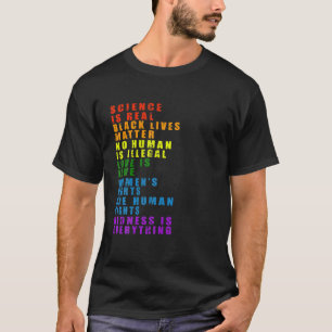 Camiseta Las vidas negras importan los derechos humanos BLM