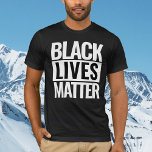 Camiseta Las vidas negras importan Personalizado simple<br><div class="desc">Las vidas negras importan Personalizado Camiseta simple</div>