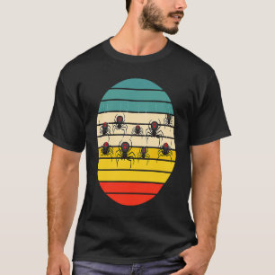 Camiseta Las viudas negras arañas retro para los niños homb