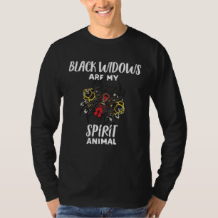 Camiseta Las viudas negras son mi animal espiritual  Araña
