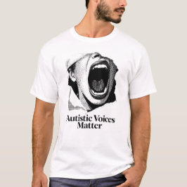Camiseta Las voces autistas importan | Diseño de manifiesto