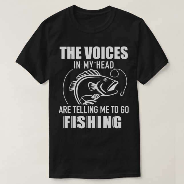 Camiseta Las voces en mi cabeza me están diciendo que vaya  (Diseño del anverso)