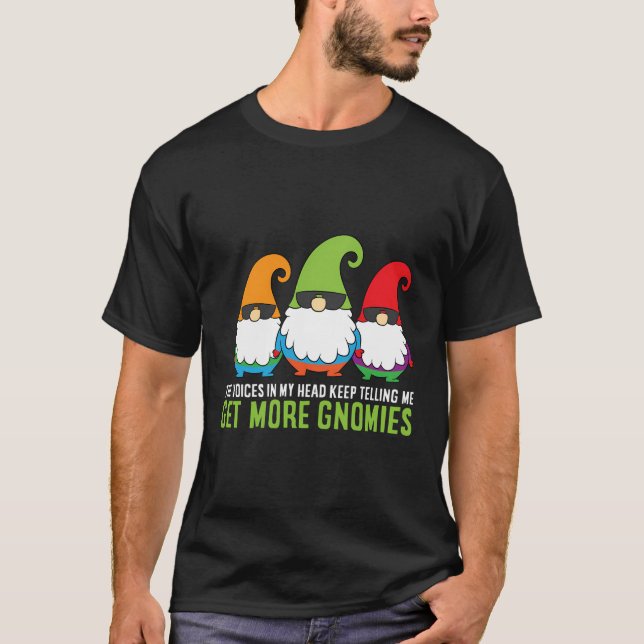 Camiseta Las Voces En Mi Cabeza Siguen Diciéndome Que Se Va (Anverso)