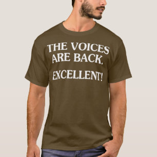 Camiseta Las voces están de vuelta excelentes