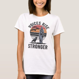 Camiseta Las voces se fortalecen con el orgullo nativo