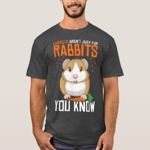 Camiseta Las zanahorias son solo para los conejos Guinea