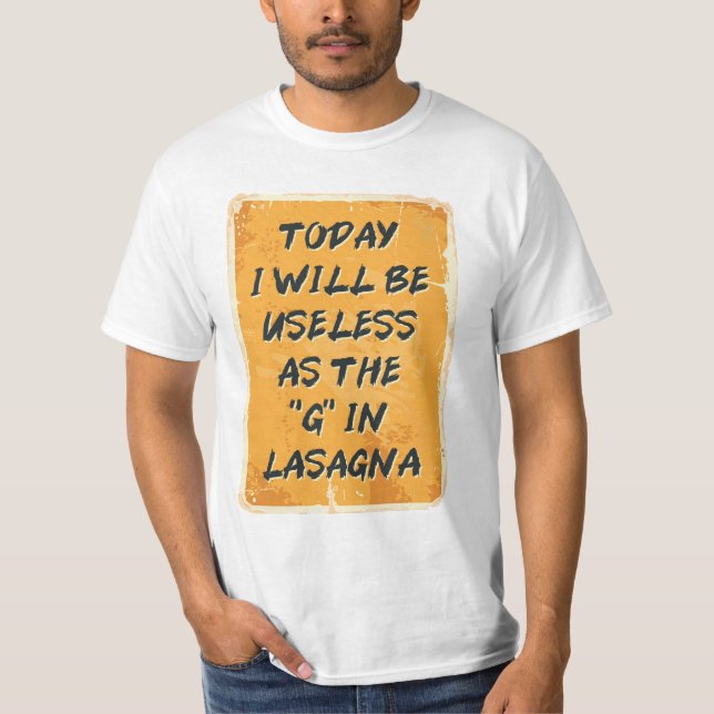 Camiseta Lasagna (Anverso)