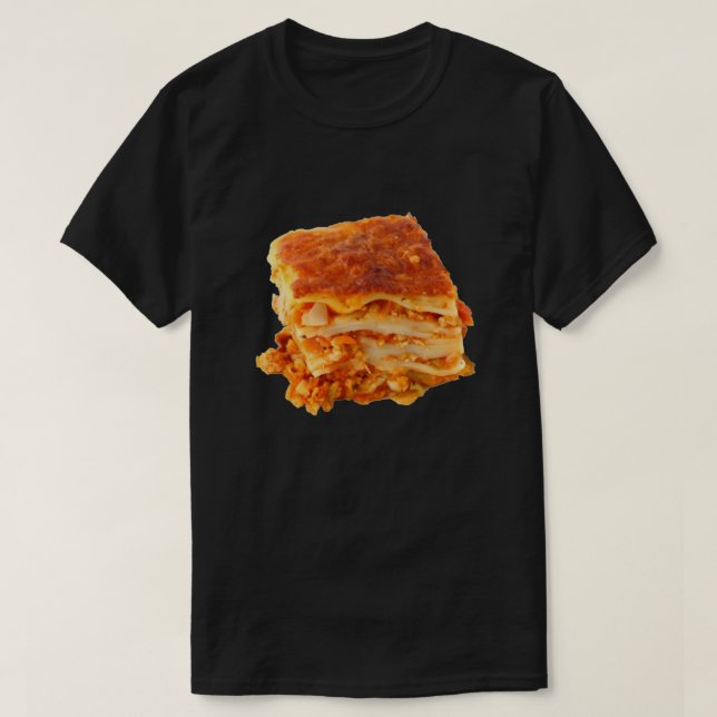 Camiseta lasaña (Diseño del anverso)