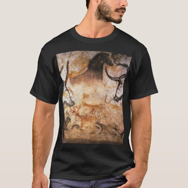 Camiseta Lascaux Bulls Buffalo Cave Painting (Anverso)